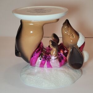 Dachshund Christmas Candle Holder By Bath & Body Works